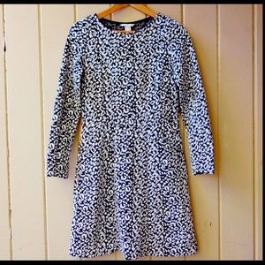 H&M leopard print stretch knit dress